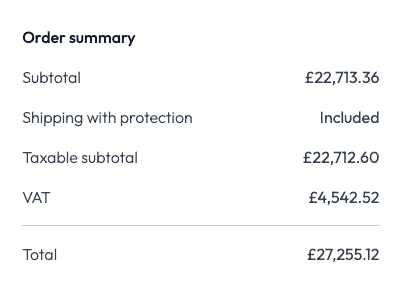 My largest Qogita order to date, over £27,000