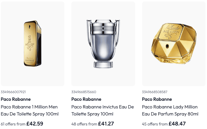 Qogita product categories showing over 500,000 products