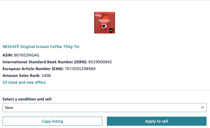 Amazon Seller Central request approval button for ungating brands