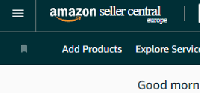 Amazon Seller Central add products menu